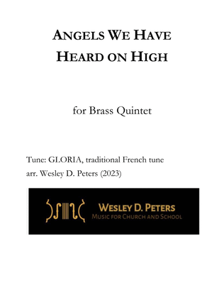 Book cover for Angels We Have Heard on High (Brass Quintet)