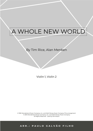 Book cover for A Whole New World