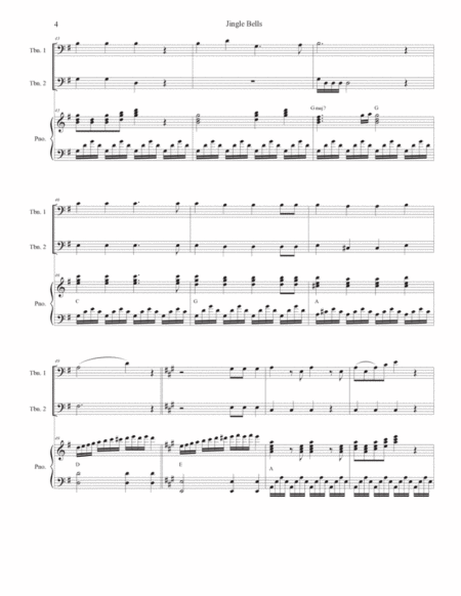 Jingle Bells (Trombone Duet) image number null