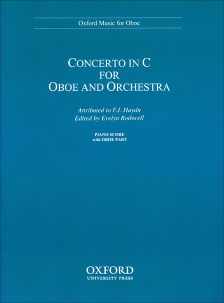 Franz Joseph Haydn: Concerto In C For Oboe and Orchestra