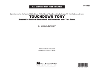 Book cover for Touchdown Tony - Conductor Score (Full Score)