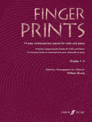 Book cover for Fingerprints for Cello and Piano