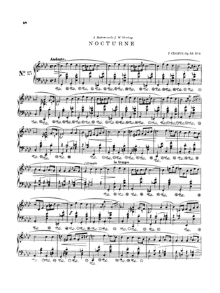 Book cover for Chopin: Nocturne Op. 55, No. 1 (Ed. Franz Liszt)