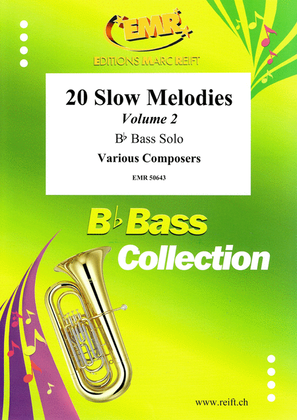 Book cover for 20 Slow Melodies Volume 2