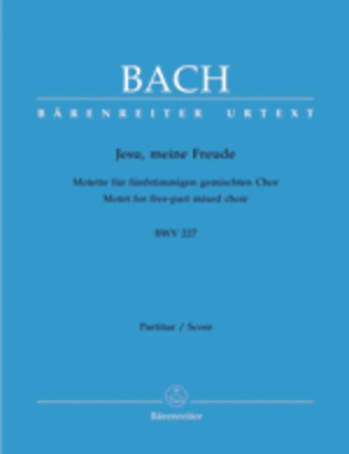 Book cover for Jesu, meine Freude, BWV 227