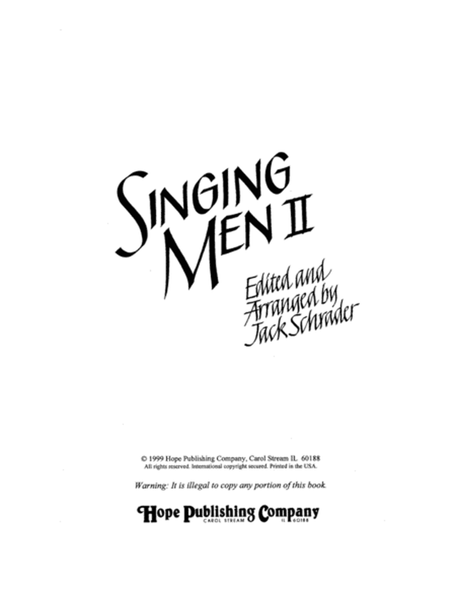 Singing Men, Vol. 2 image number null