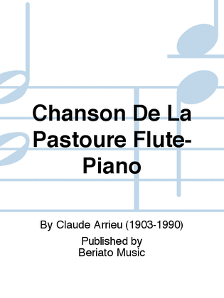 Book cover for Chanson De La Pastoure Flute-Piano