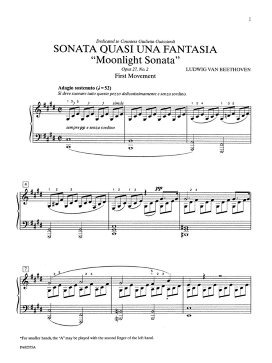 Moonlight Sonata, Op. 27, No. 2 (Complete)