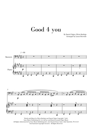 Book cover for Good 4 U