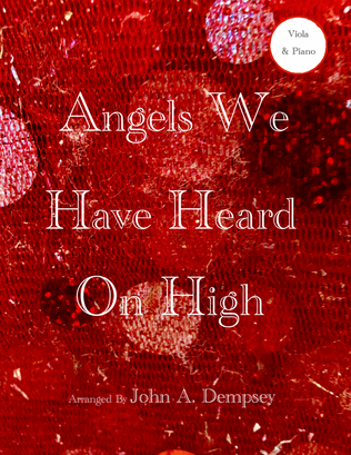 Book cover for Angels We Have Heard on High (Viola and Piano)