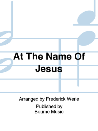Book cover for At The Name Of Jesus