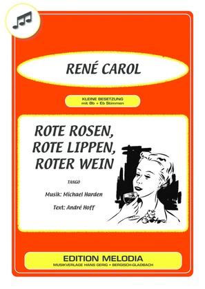 Book cover for Rote Rosen, rote Lippen, roter Wein