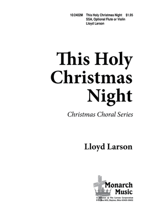 Book cover for This Holy Christmas Night
