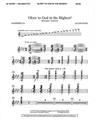 Glory to God in the Highest