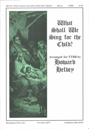 Book cover for What Shall We Sing for the Child?