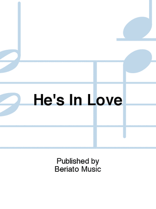 Book cover for He's In Love