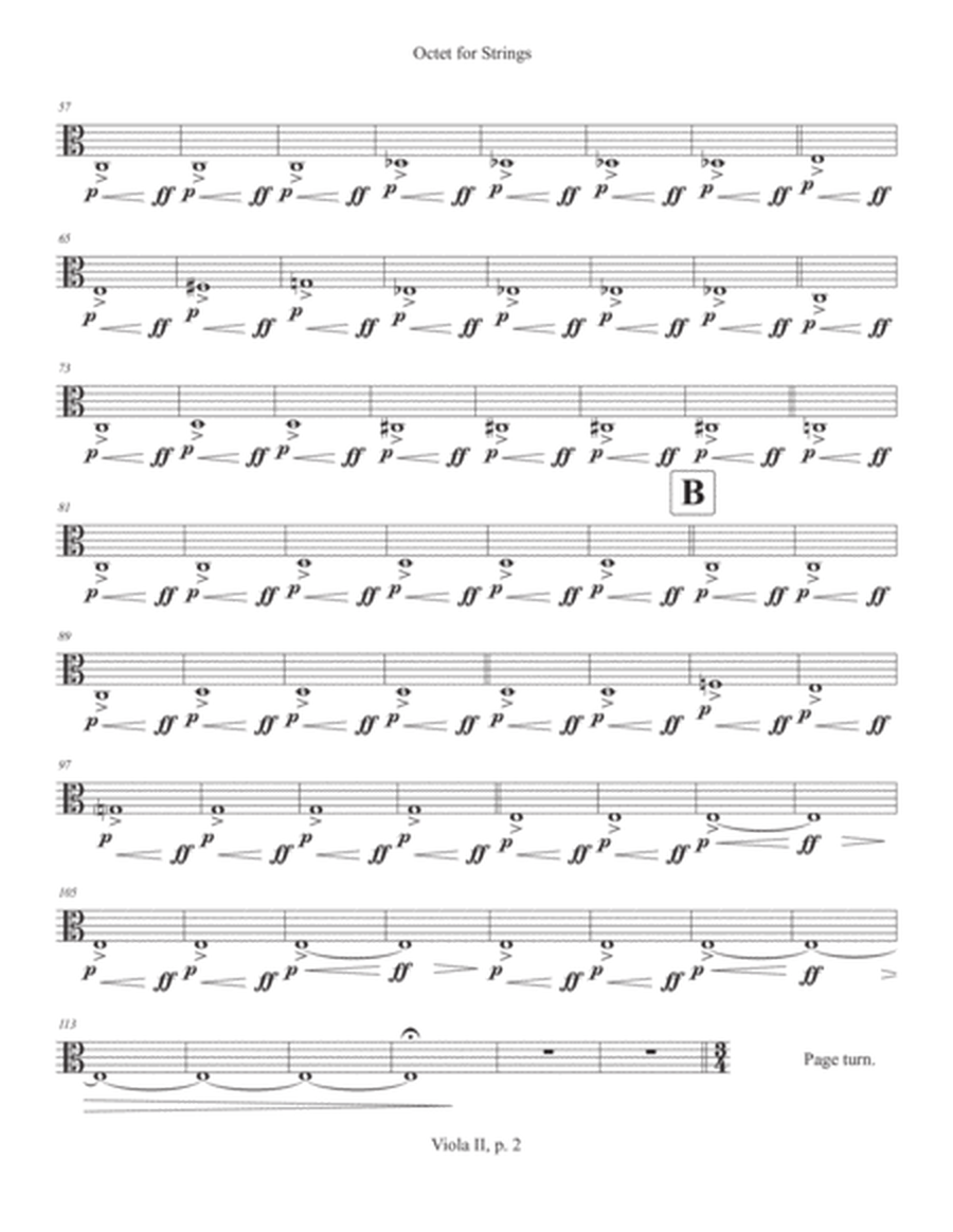 Octet for Strings (2020) viola II part