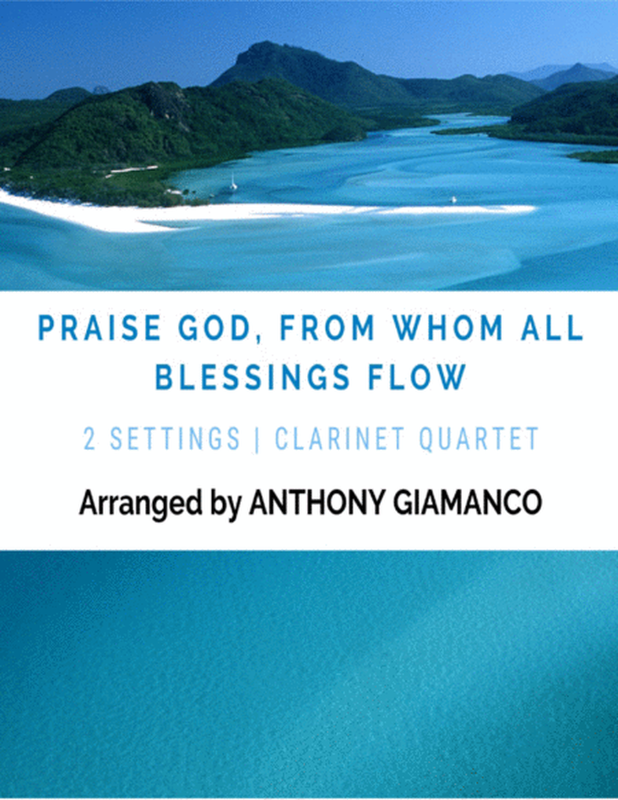 Praise God, from Whom All Blessings Flow - clarinet quartet image number null