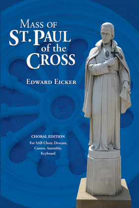 Book cover for Mass of Saint Paul of the Cross - Choral Edition