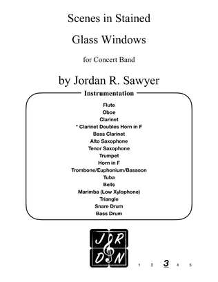 Book cover for Scenes in Stained Glass Windows