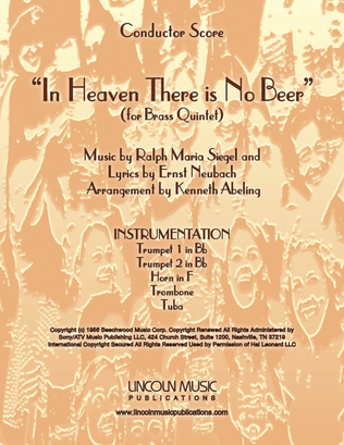 Book cover for In Heaven There Is No Beer