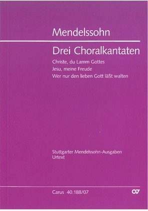 Book cover for Drei Choralkantaten