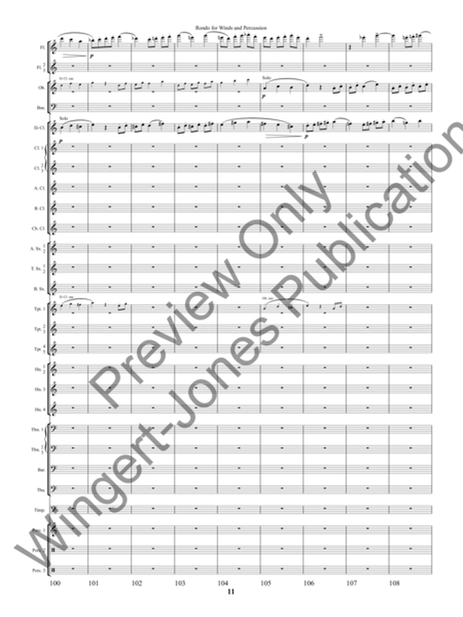 Rondo for Winds and Percussion image number null