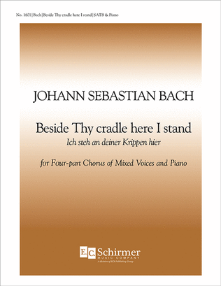 Book cover for Christimas Oratorio: Ich steh an deiner Krippen (Beside thy Cradle), BWV 248