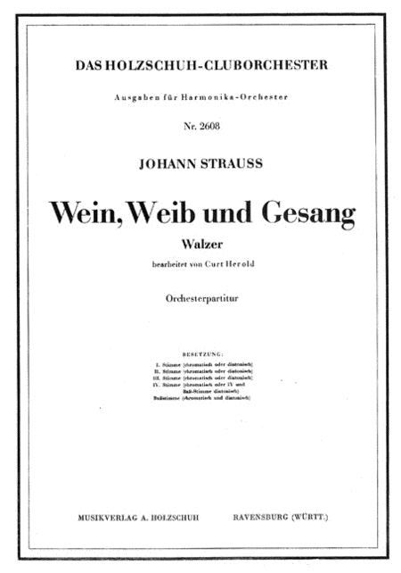 Wein, Weib und Gesang