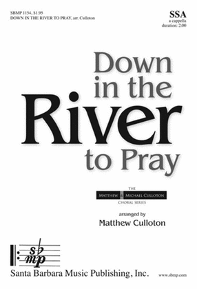Book cover for Down in the River to Pray - SSA Octavo