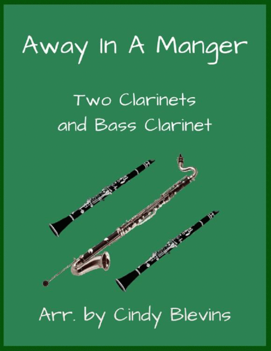 Away In A Manger, for two clarinets and bass clarinet image number null