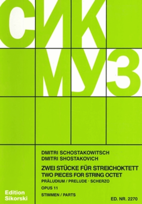 Book cover for Prelude & Scherzo Op11 String Octet