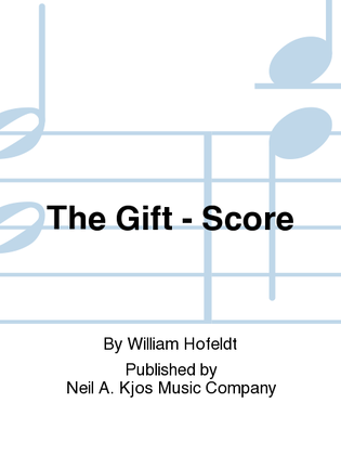 Book cover for The Gift - Score