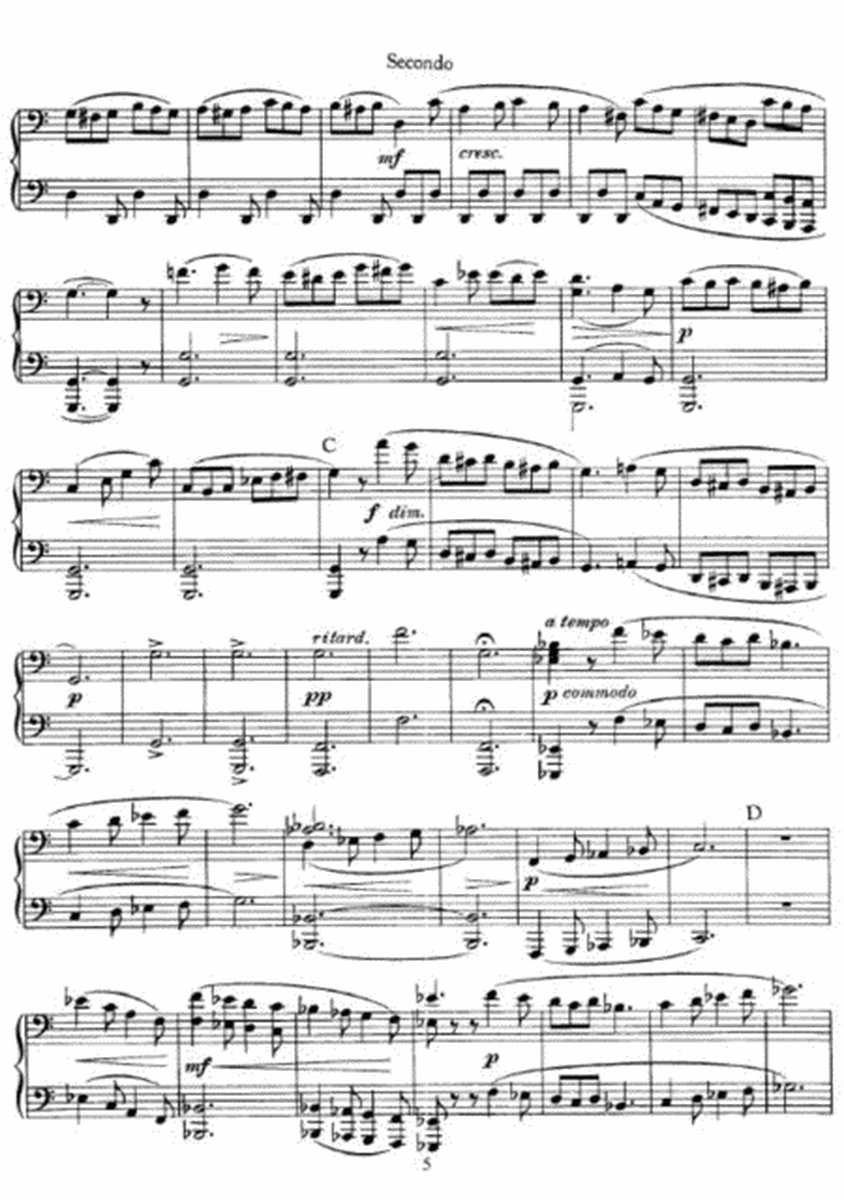 Modeste Moussorgsky - Sonata (piano duet)