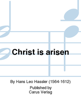 Book cover for Christ is arisen (Christ ist erstanden)