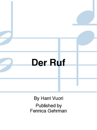 Book cover for Der Ruf