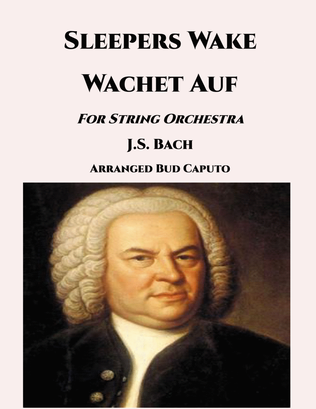 Book cover for Sleepers Wake-Wachet Auf for String Orchestra
