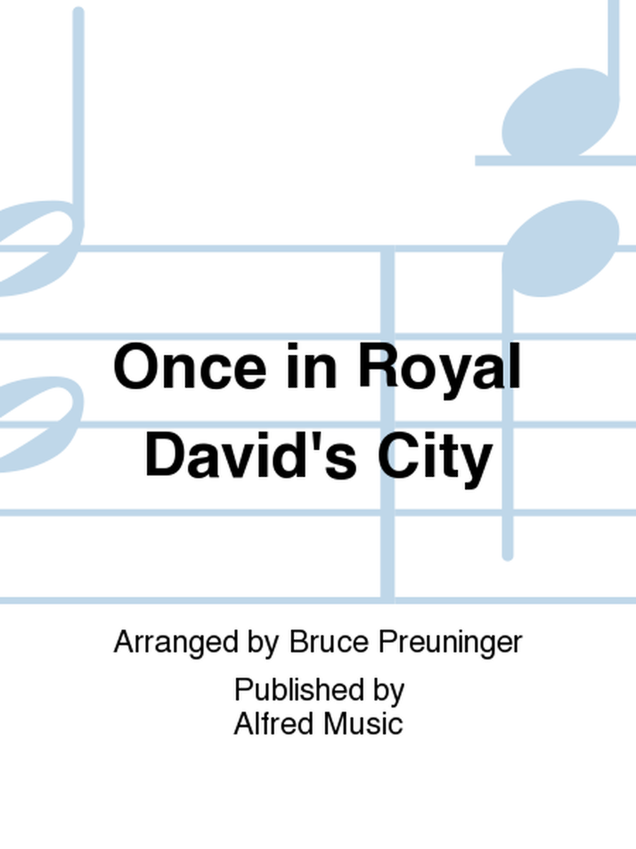 Once in Royal David's City