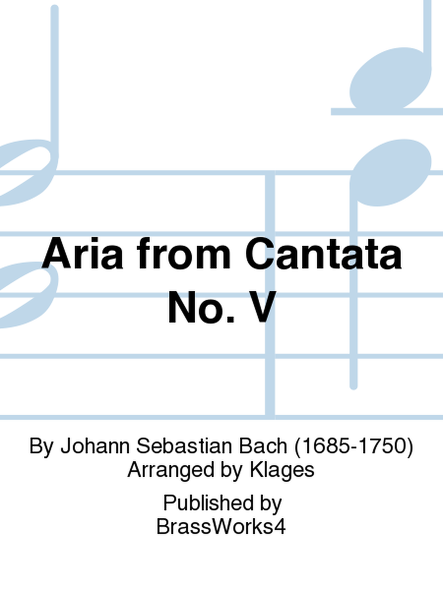 Aria from Cantata No. V