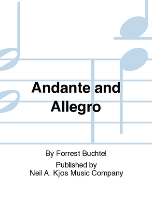 Book cover for Andante and Allegro