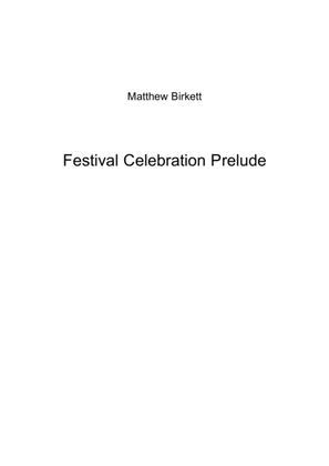 Book cover for Festival Celebration Prelude