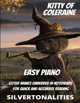 Kitty of Coleraine for Easy Piano