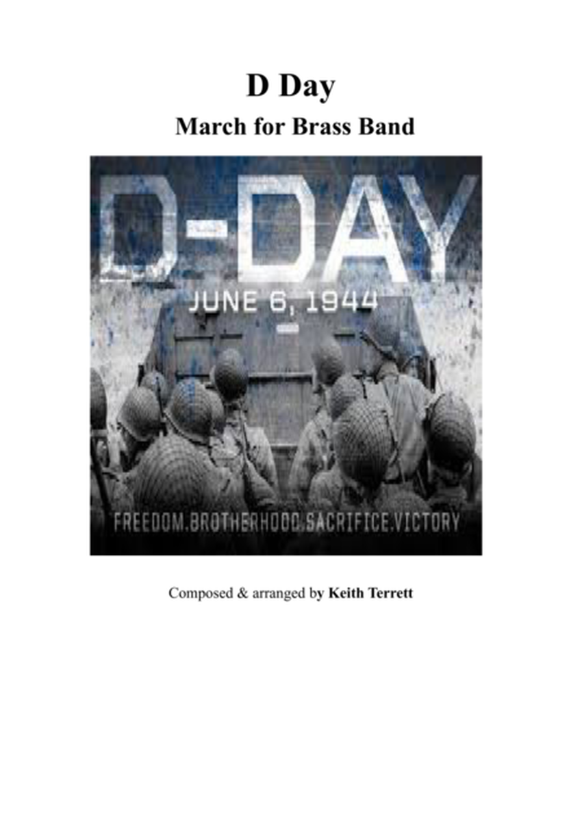 D-Day March for Brass Band ''Keith Terrett Classic March Collection'' image number null