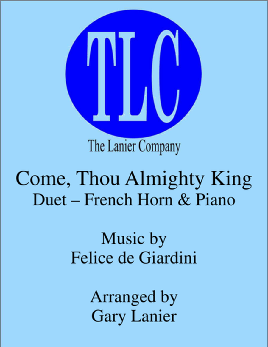 COME, THOU ALMIGHTY KING (Duet – French Horn and Piano/Score and Parts) image number null