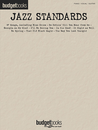 Book cover for Jazz Standards