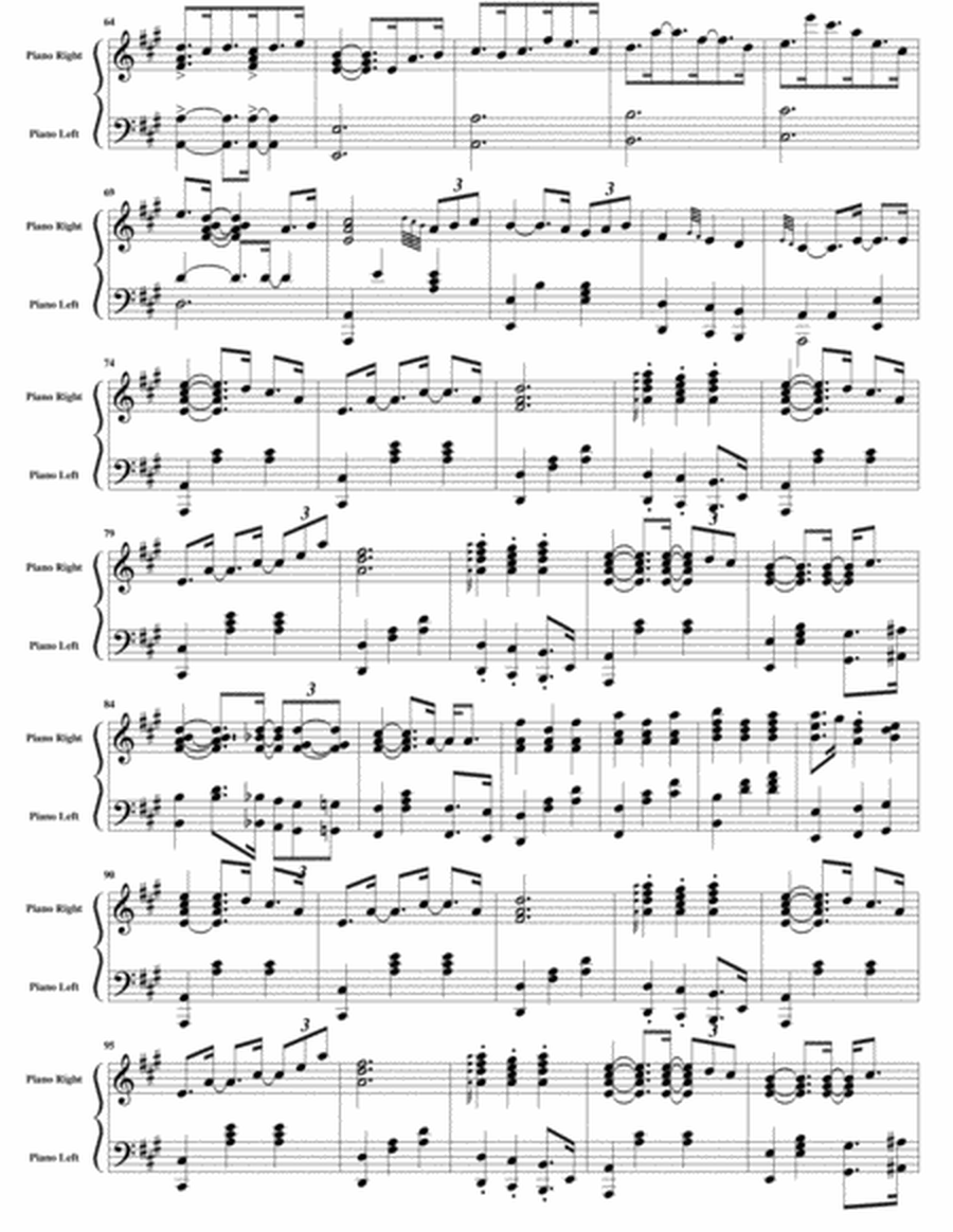 The Phoenix Waltz - Piano Trio - Piano Part image number null