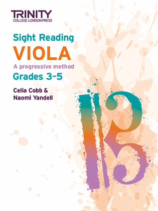 Book cover for Sight Reading Viola: Grades 3-5