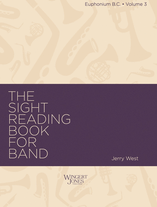 Sight Reading Book For Band, Vol 3 - Euphonium B.C.