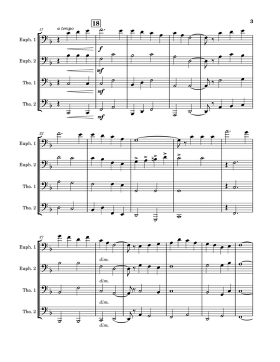 Irish Tune from County Derry (Tuba/Euphonium Quartet)