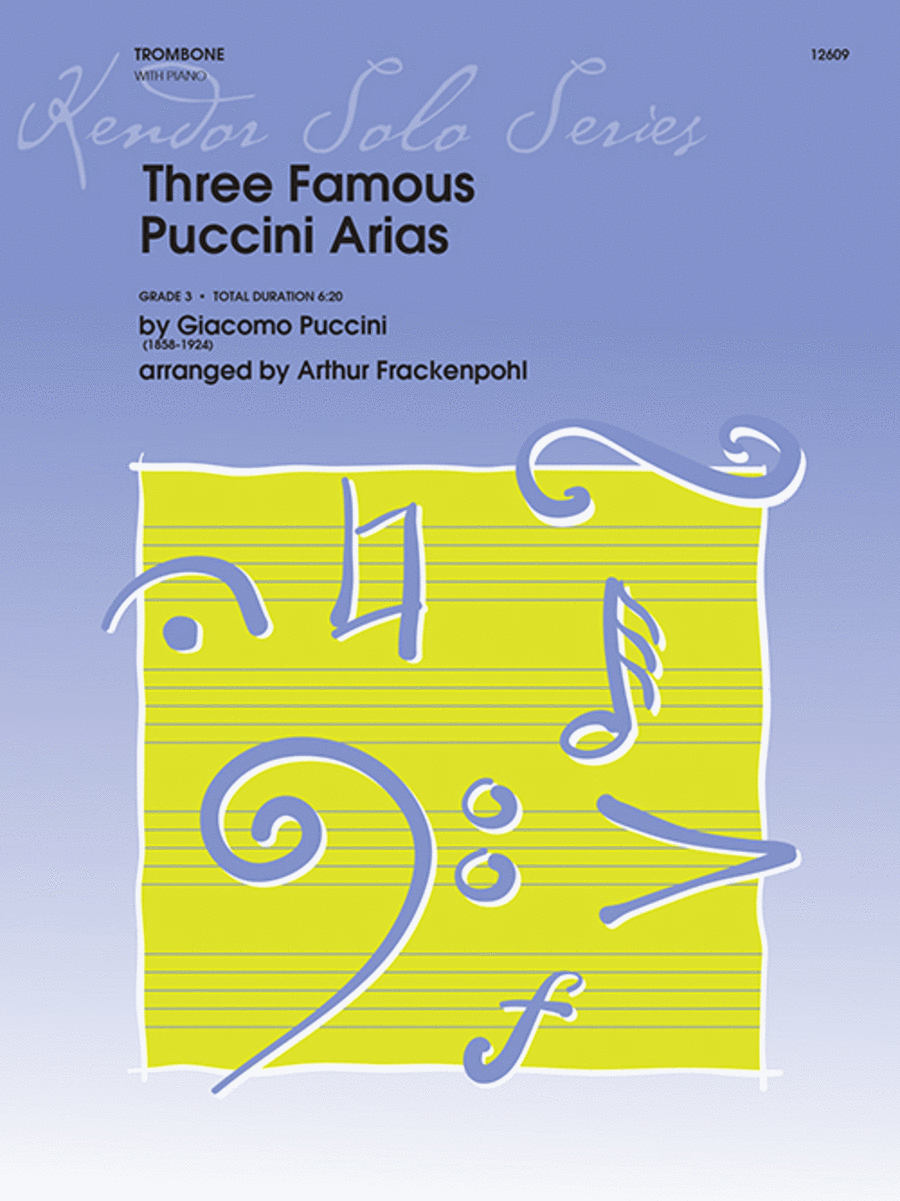 Three Famous Puccini Arias